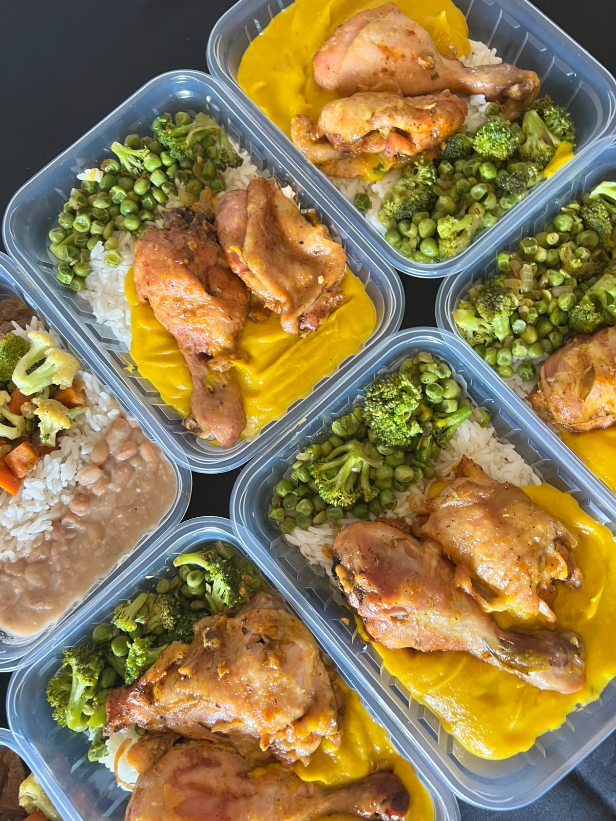 Kit de proteínas da semana porcionado pela Chef Helô